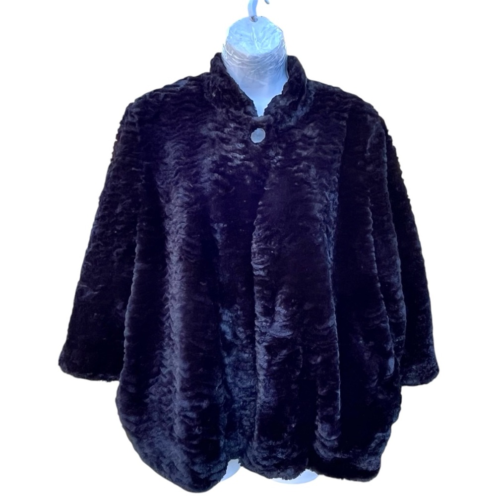 Vintage 1990’s Alfred Dunner faux fur coat